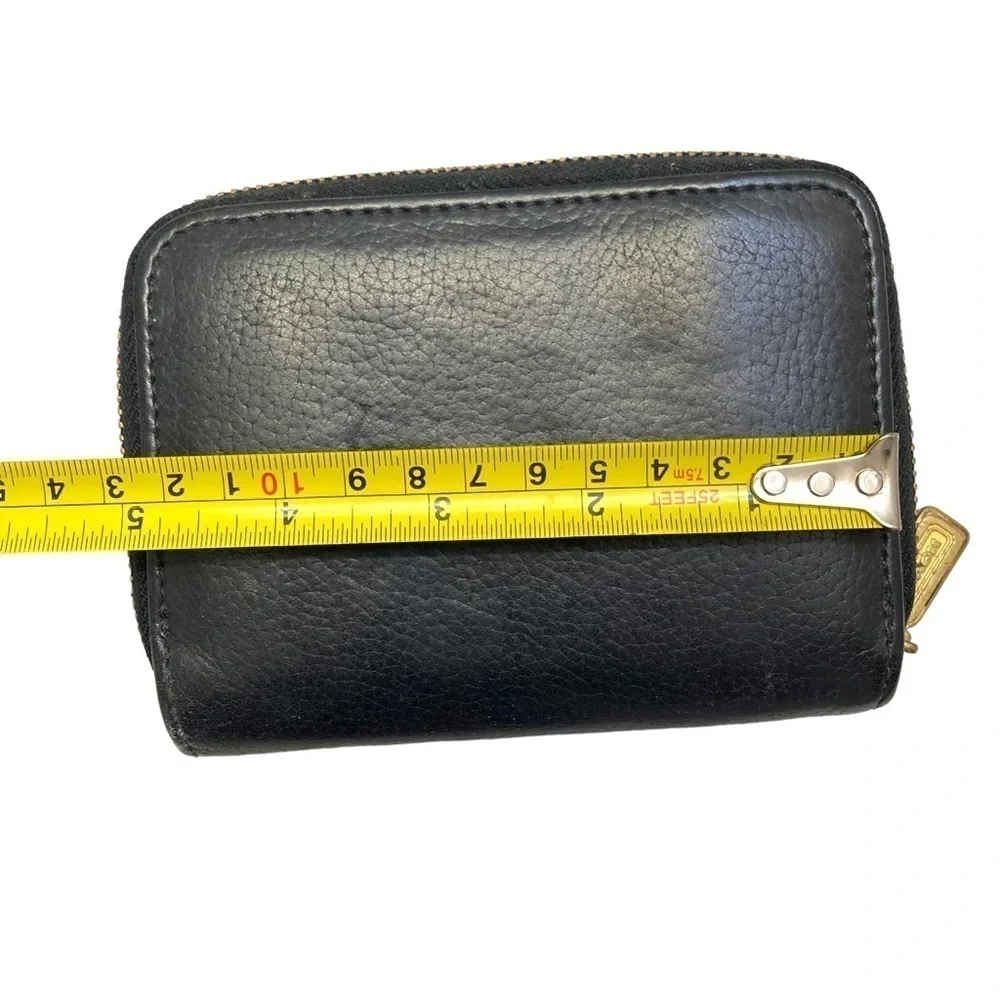 Coach black leather Sonoma wallet rare